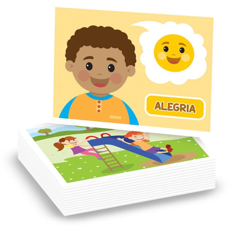 BRINQUEDO EDUCATIVO QUADRO DAS EMOÇÕES 30 PEÇAS - NIG BRINQUEDOS UNIDADE