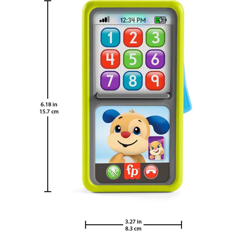FISHER-PRICE APRENDER E BRINCAR SMARTPHONE 2 EM 1 DELUXE VERDE - MATTEL UNIDADE