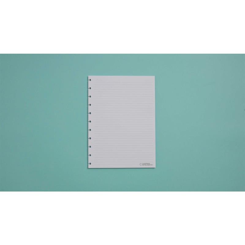 CADERNO INTELIGENTE (REFIL) GRANDE PAUTADO 90G. 50FLS. - CADERNO INTELIGENTE PACOTE