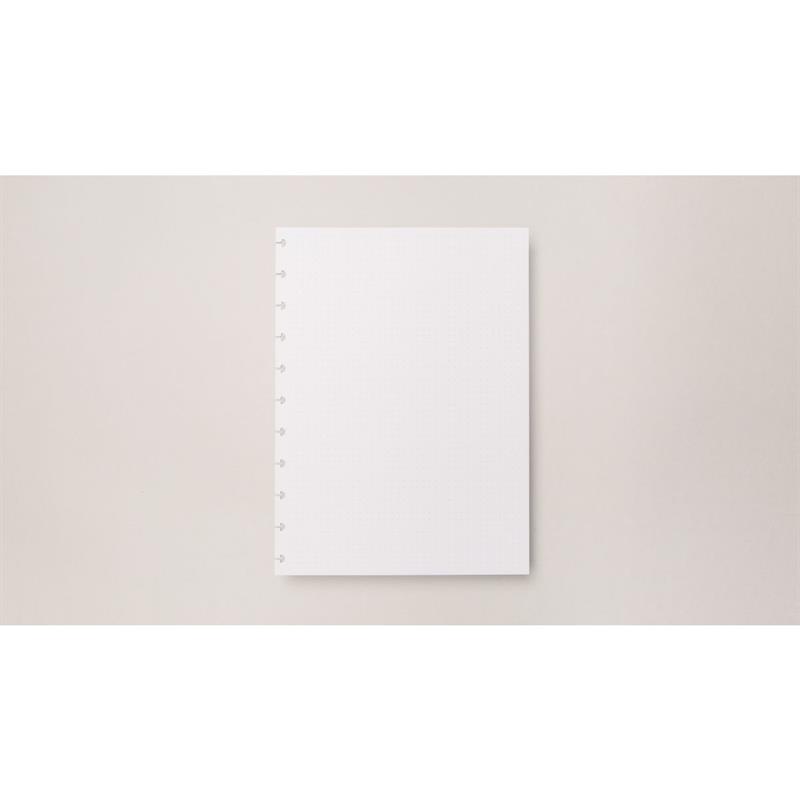 CADERNO INTELIGENTE (REFIL) GRANDE PONTILHADO 120G. 30FLS. - CADERNO INTELIGENTE PACOTE