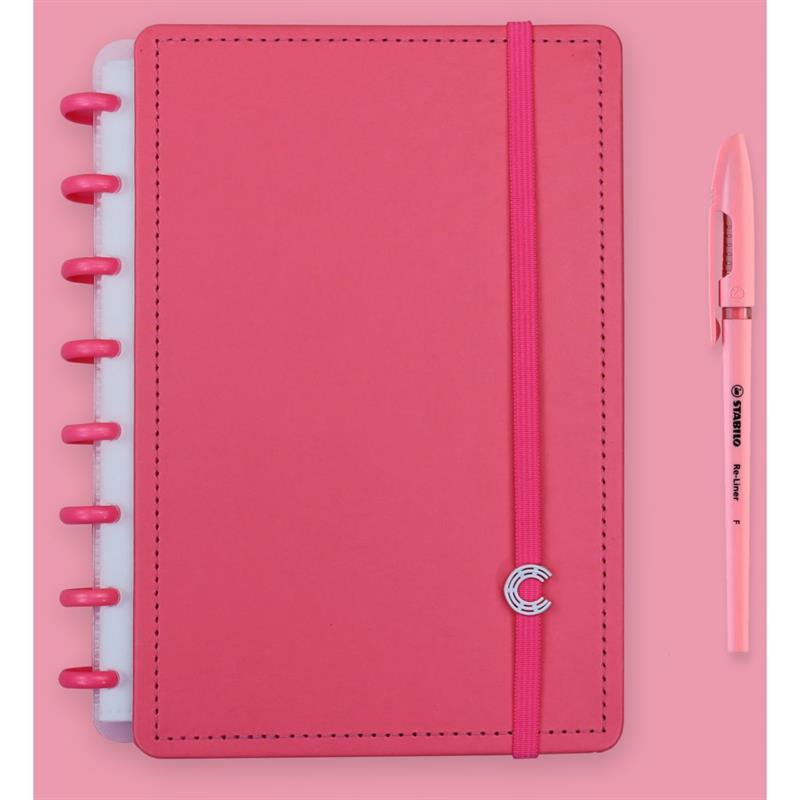 CADERNO INTELIGENTE A5 ALL PINK 80 FLS. - CADERNO INTELIGENTE UNIDADE
