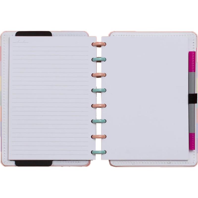 CADERNO INTELIGENTE A5 ARCO-IRIS PASTEL 80FLS. - CADERNO INTELIGENTE UNIDADE