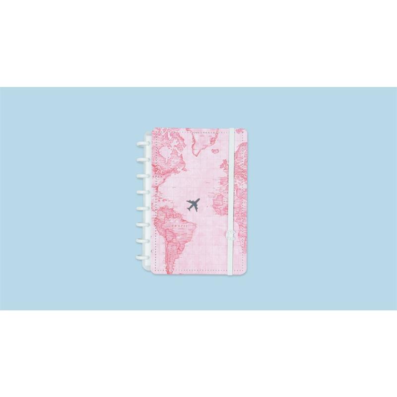 CADERNO INTELIGENTE A5 BY GOCASE MAPA MUNDI 80 FLS. - CADERNO INTELIGENTE UNIDADE