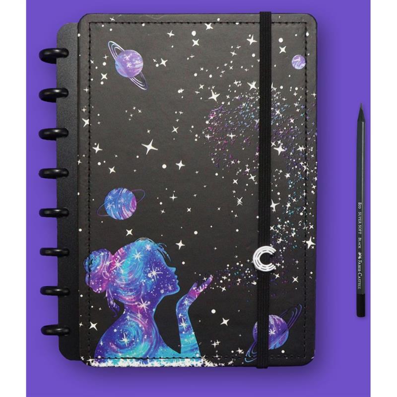 CADERNO INTELIGENTE A5 POEIRA DAS ESTRELA 80FLS. - CADERNO INTELIGENTE UNIDADE