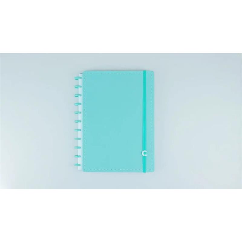 CADERNO INTELIGENTE GRANDE ALL AQUAMARINE 80 FOLHAS - CADERNO INTELIGENTE UNIDADE