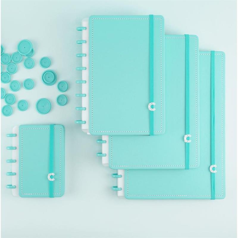 CADERNO INTELIGENTE GRANDE ALL AQUAMARINE 80 FOLHAS - CADERNO INTELIGENTE UNIDADE