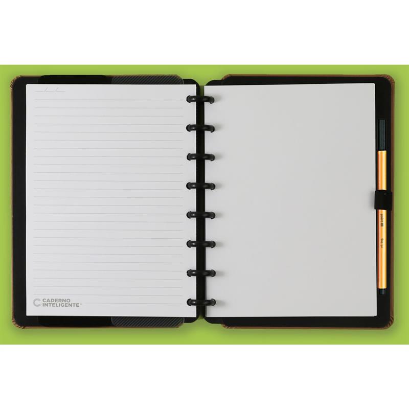 CADERNO INTELIGENTE GRANDE CARAMEL 80FLS. - CADERNO INTELIGENTE UNIDADE