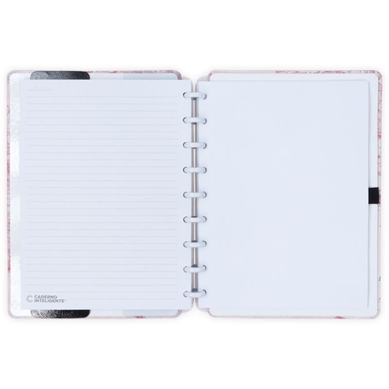 CADERNO INTELIGENTE GRANDE GOCASE MAPA MUNDI ROSA 80 FOLHAS - CADERNO INTELIGENTE UNIDADE