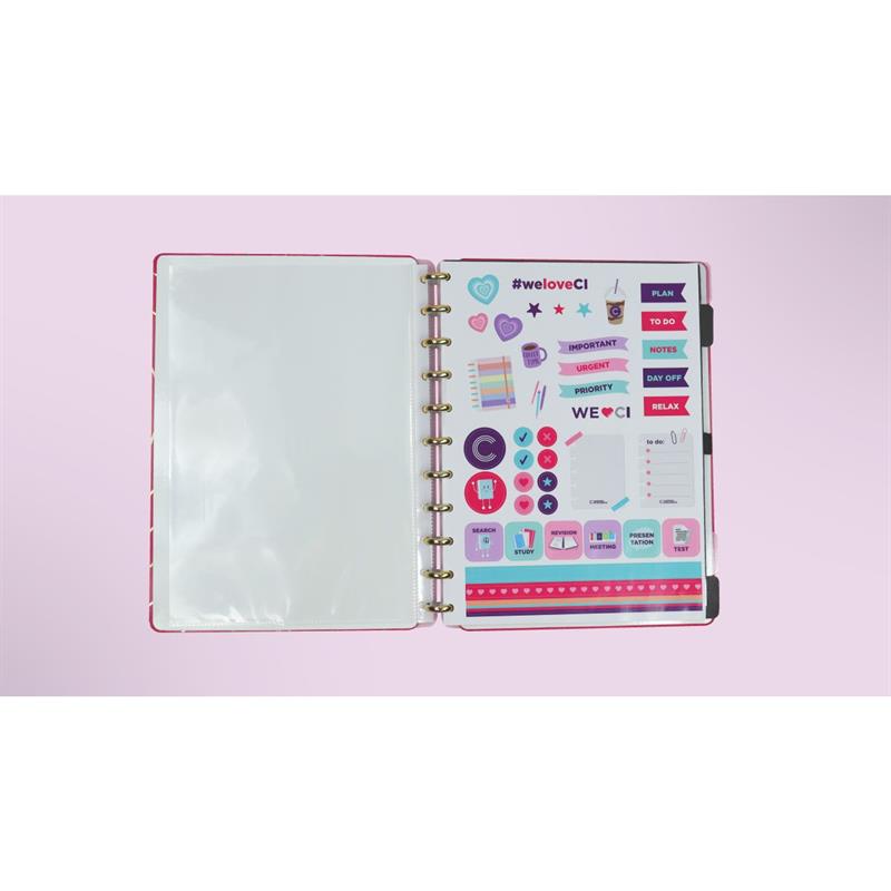 CADERNO INTELIGENTE GRANDE GOLDEN LOVE - CADERNO INTELIGENTE UNIDADE