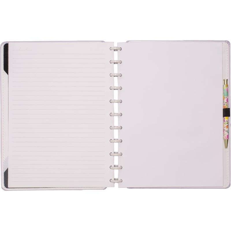 CADERNO INTELIGENTE GRANDE LILAS PASTEL 80FLS. - CADERNO INTELIGENTE UNIDADE