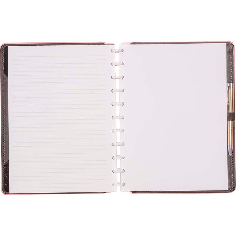 CADERNO INTELIGENTE GRANDE ROSE PASTEL 80FLS. - CADERNO INTELIGENTE UNIDADE