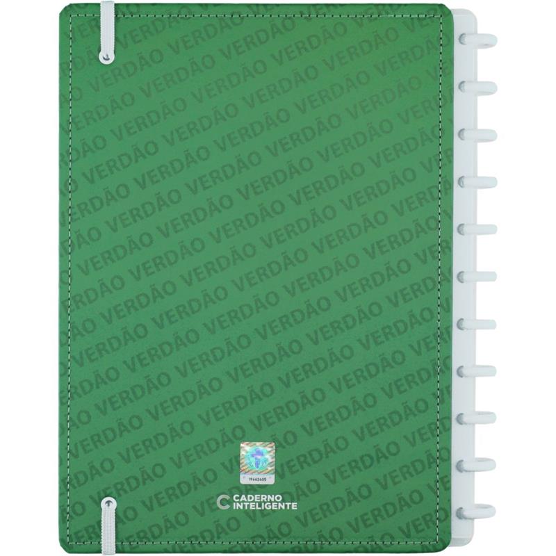CADERNO INTELIGENTE GRANDE VERDÃO 80 FOLHAS. - CADERNO INTELIGENTE UNIDADE