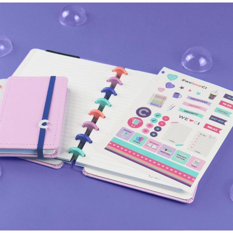 CADERNO INTELIGENTE MÉDIO BUBBLE 80 FOLHAS - CADERNO INTELIGENTE UNIDADE