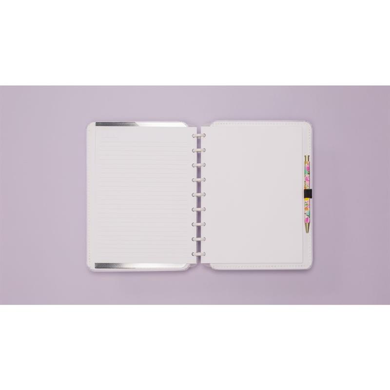 CADERNO INTELIGENTE MEDIO LILAS PASTEL 80FLS. - CADERNO INTELIGENTE UNIDADE