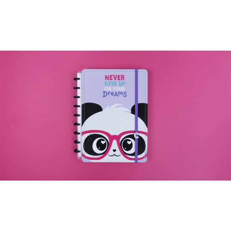 CADERNO INTELIGENTE MÉDIO PANDALU BY LULUCA - CADERNO INTELIGENTE UNIDADE