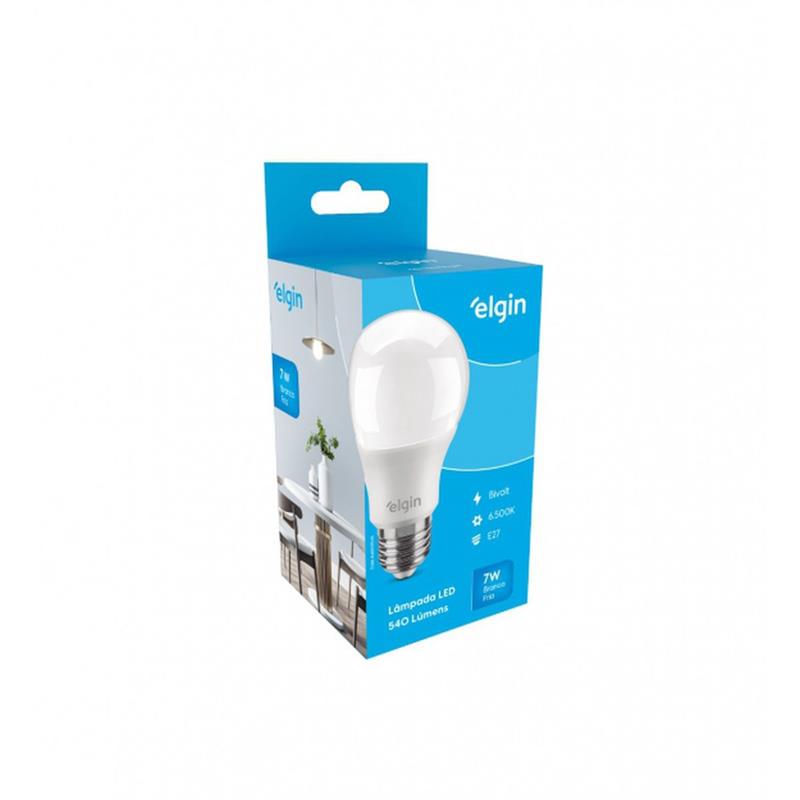 LAMPADA LED BULBO A55 7W BIVOLT 6500K - ELGIN PCT.C/10
