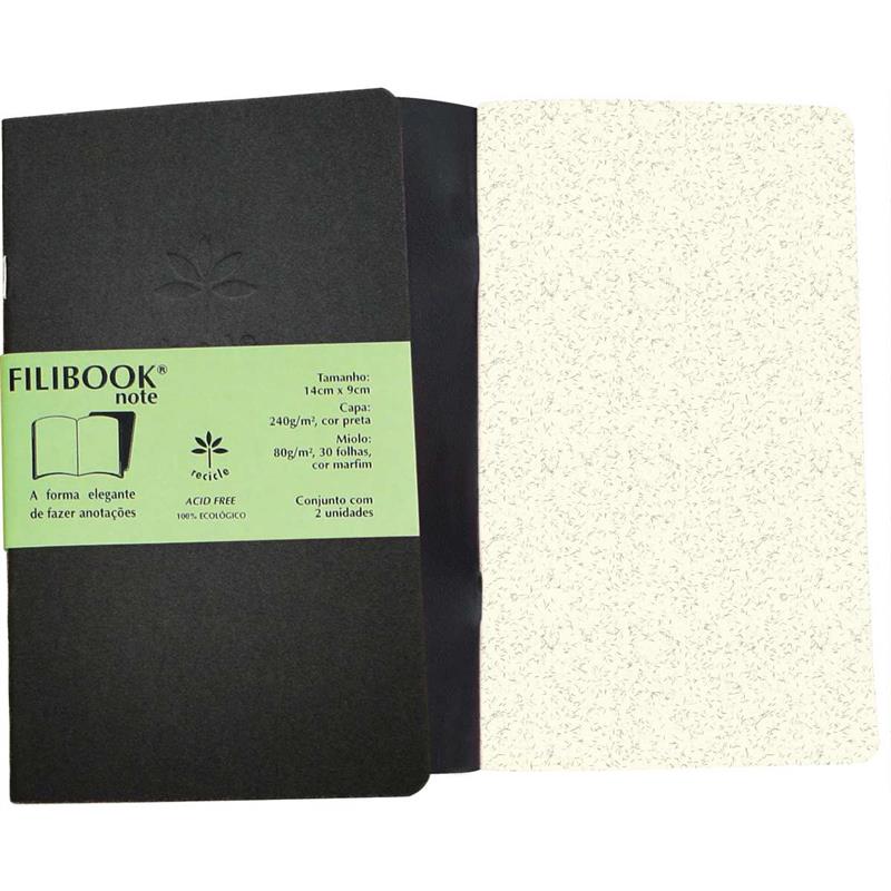 CADERNETA FILIBOOK 30FLS. 21X12,5 PT/MF - FILIPERSON PCT.C/02