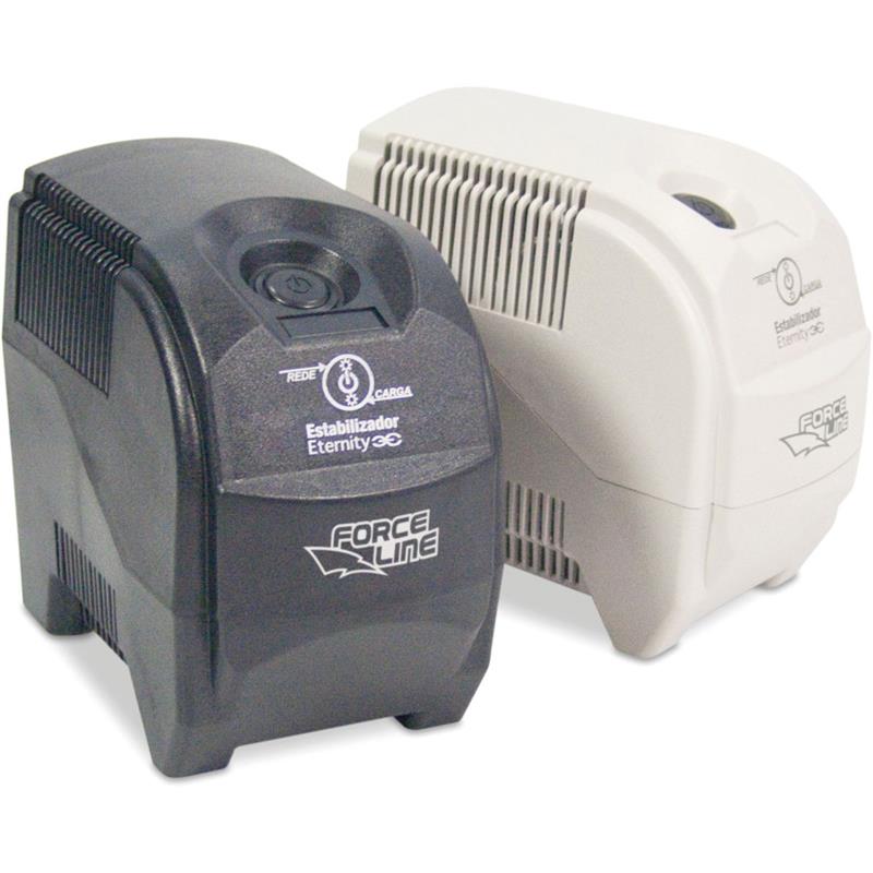 ESTABILIZADOR ETERNIT 300VA MONO SAIDA 115V - FORCE LINE UNIDADE