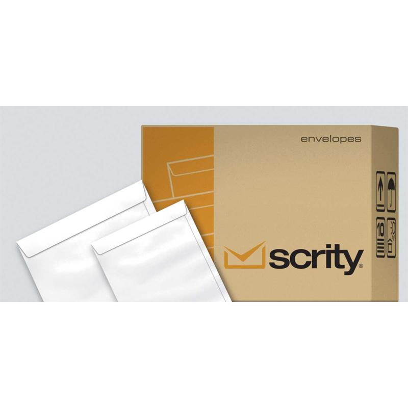 ENVELOPE SACO (BRANCO) 250X353 90GRS. OF 35 - SCRITY CX.C/250