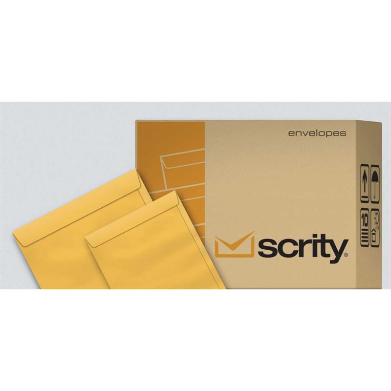 ENVELOPE SACO (OURO) 185X248 80GRS. KO 24 - SCRITY CX.C/250
