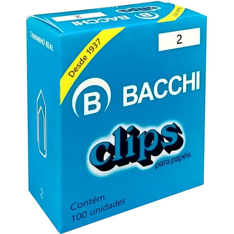 CLIPE GALVANIZADO ACO 2 100 UNIDADES - BACCHI PCT.C/10