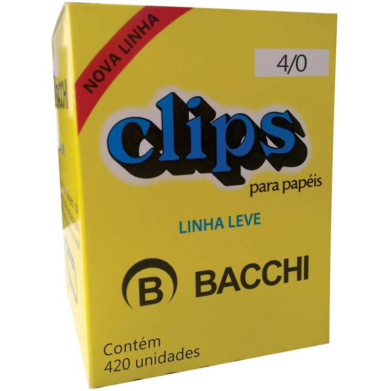 CLIPE GALVANIZADO ACO 4/0 LINHA LEVE 420 UN - BACCHI CAIXA