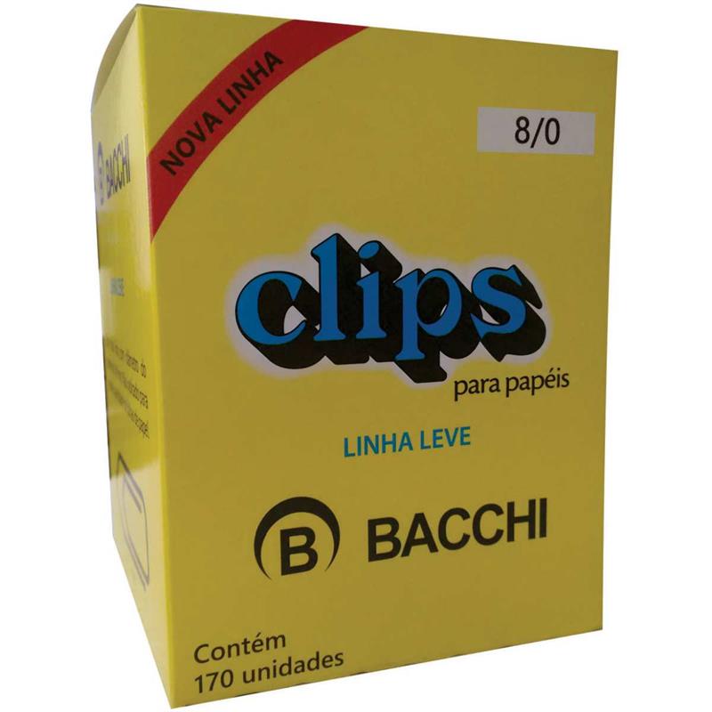 CLIPE GALVANIZADO ACO 8/0 LINHA LEVE 170 UN - BACCHI CAIXA