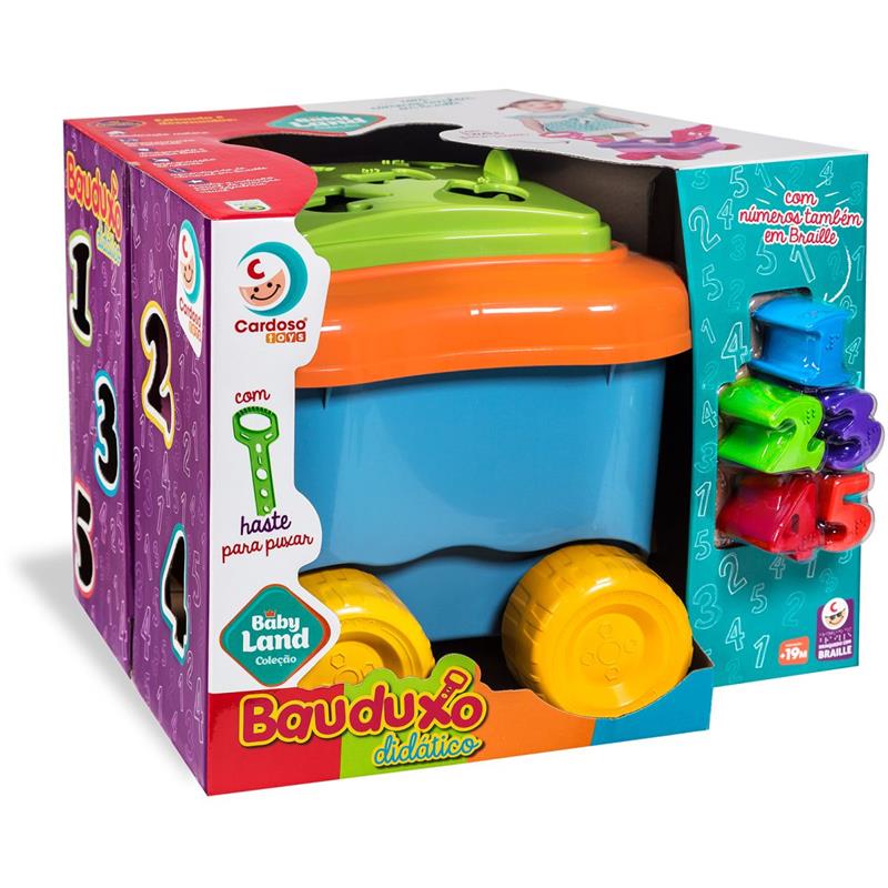 BRINQUEDO EDUCATIVO BAUDUXO DIDÁTICO MENINO - CARDOSO TOYS UNIDADE