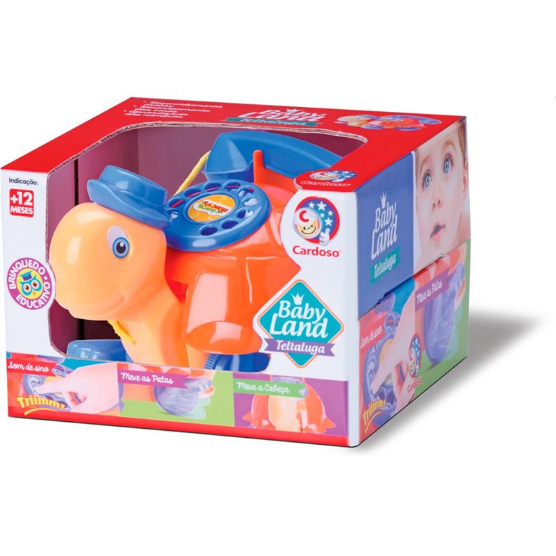 BRINQUEDO EDUCATIVO TELTALUGA BABY LAND SORTIDOS - CARDOSO TOYS UNIDADE
