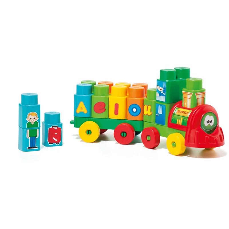 BRINQUEDO EDUCATIVO TRENZINHO BABY LAND 28 BLOCOS - CARDOSO TOYS UNIDADE