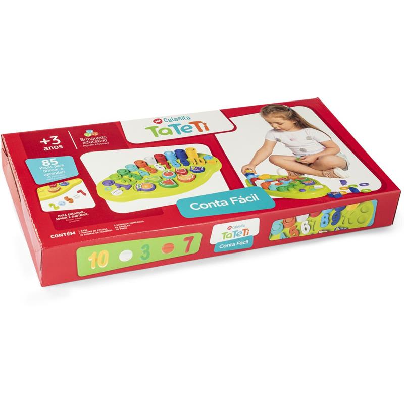 BRINQUEDO EDUCATIVO CONTA FÁCIL - TATETI UNIDADE