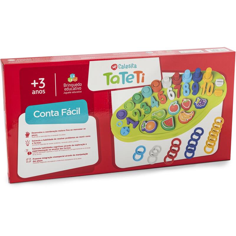 BRINQUEDO EDUCATIVO CONTA FÁCIL - TATETI UNIDADE