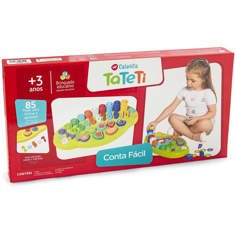 BRINQUEDO EDUCATIVO CONTA FÁCIL - TATETI UNIDADE