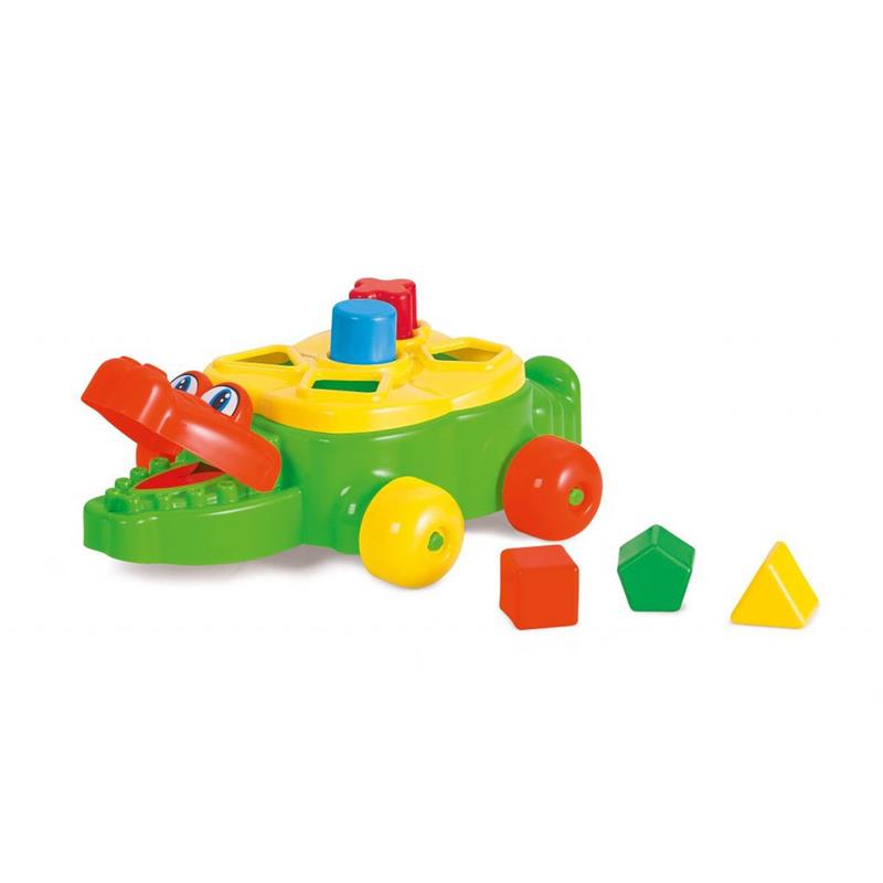 BRINQUEDO EDUCATIVO JACARE JUNIOR C/BLOCOS E PUXAD - TATETI UNIDADE