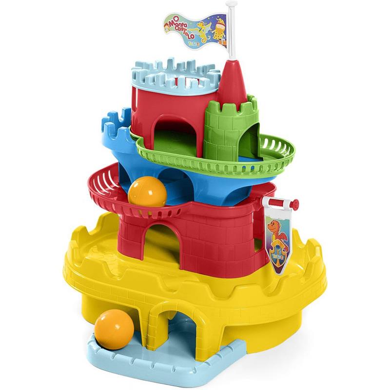 BRINQUEDO EDUCATIVO MONTA CASTELO C/ BLOCOS - TATETI UNIDADE