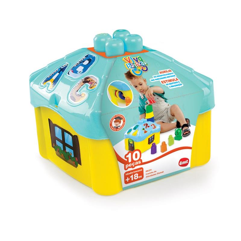 BRINQUEDO EDUCATIVO CASINHA DE ATIVIDADES - DISMAT UNIDADE