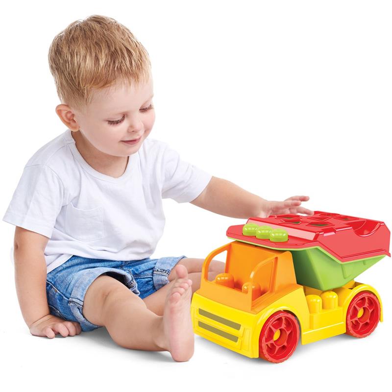 BRINQUEDO PARA MONTAR AMERICAN TRUCK BLOCOLÂNDIA - DISMAT UNIDADE