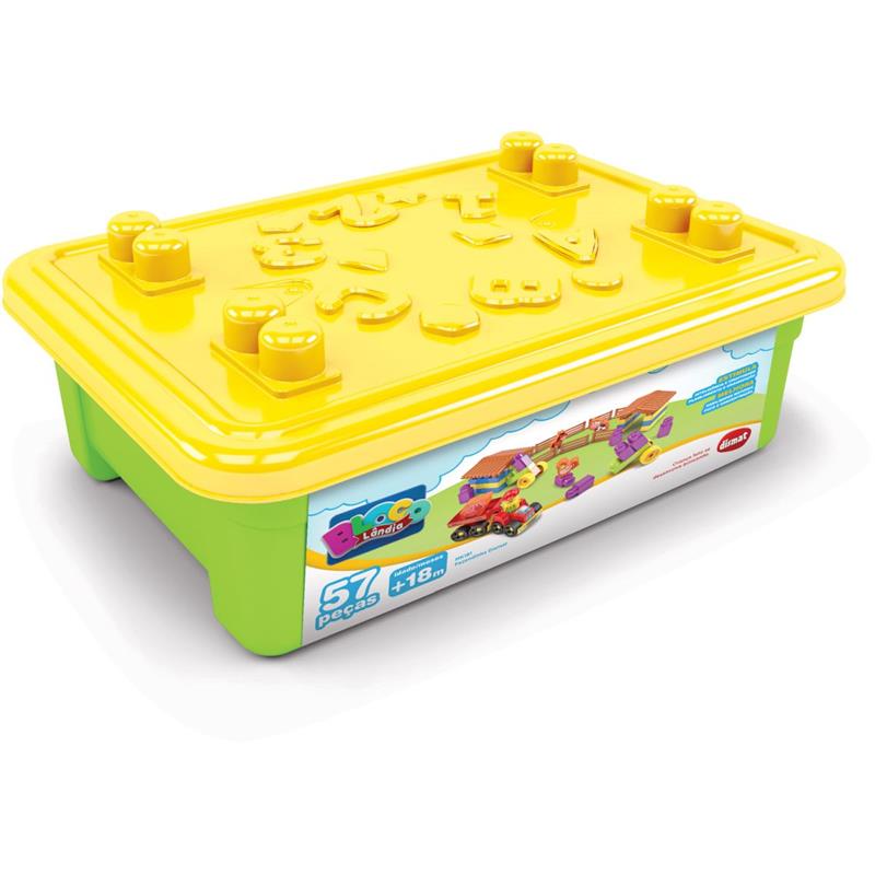 BRINQUEDO PARA MONTAR FAZENDINHA 53 PECAS - DISMAT UNIDADE