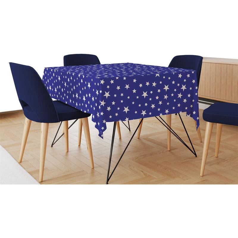 DECORAÇÃO COPA DO MUNDO TNT 1,40 M 40 G ESTRELAS AZUL - DEKORAMA RL-25MTS