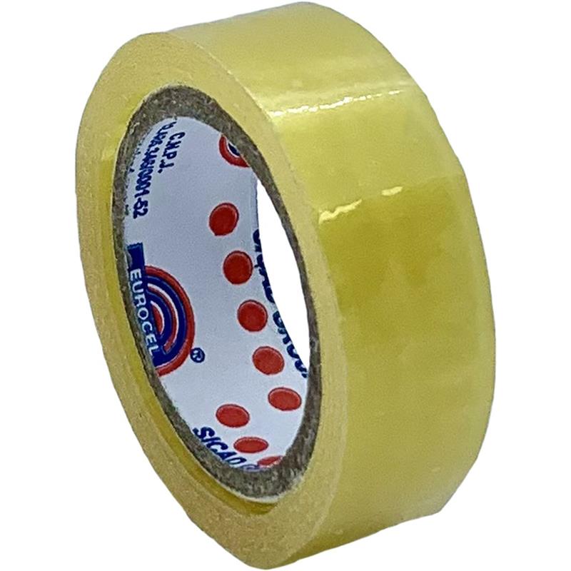 FITA ADESIVA PP 2000 12 MM X 10 M TRANSPARENTE - EUROCEL PCT.C/10