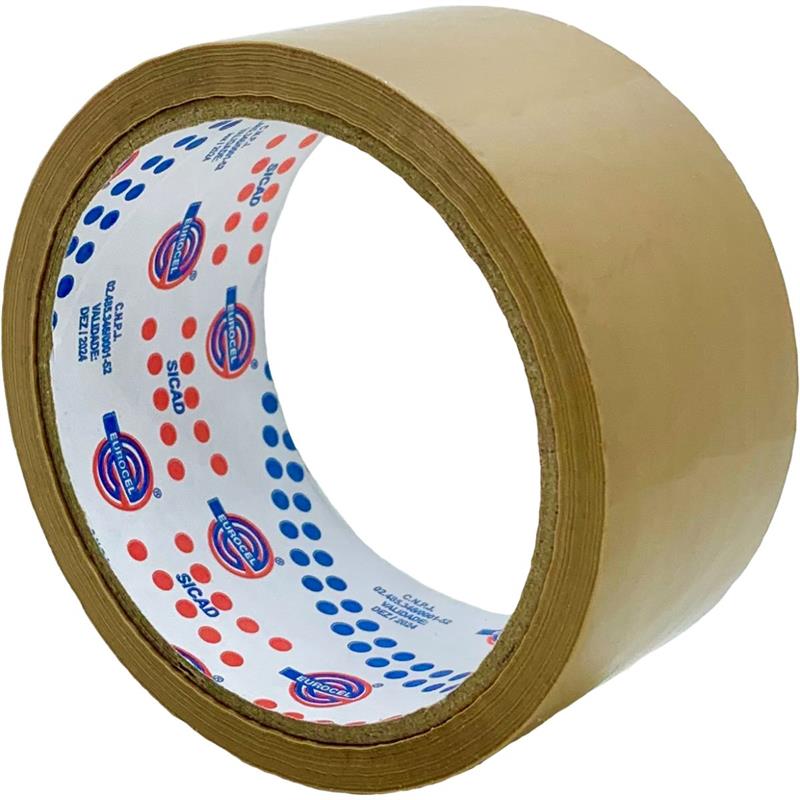 FITA PARA EMPACOTAMENTO PP 33 45 MM X 45 M MARROM - EUROCEL PCT.C/04