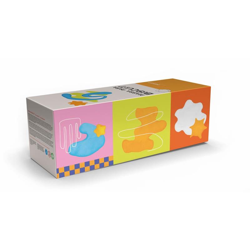 MASSA DE PORCELANA FRIA BISCUIT 85G MARROM TERRA - INK WAY CX.C/10
