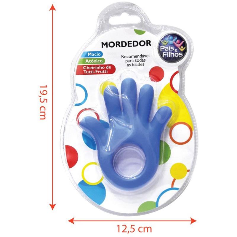 MORDEDOR INFANTIL MAOZINHA SORTIDA - PAIS E FILHOS UNIDADE