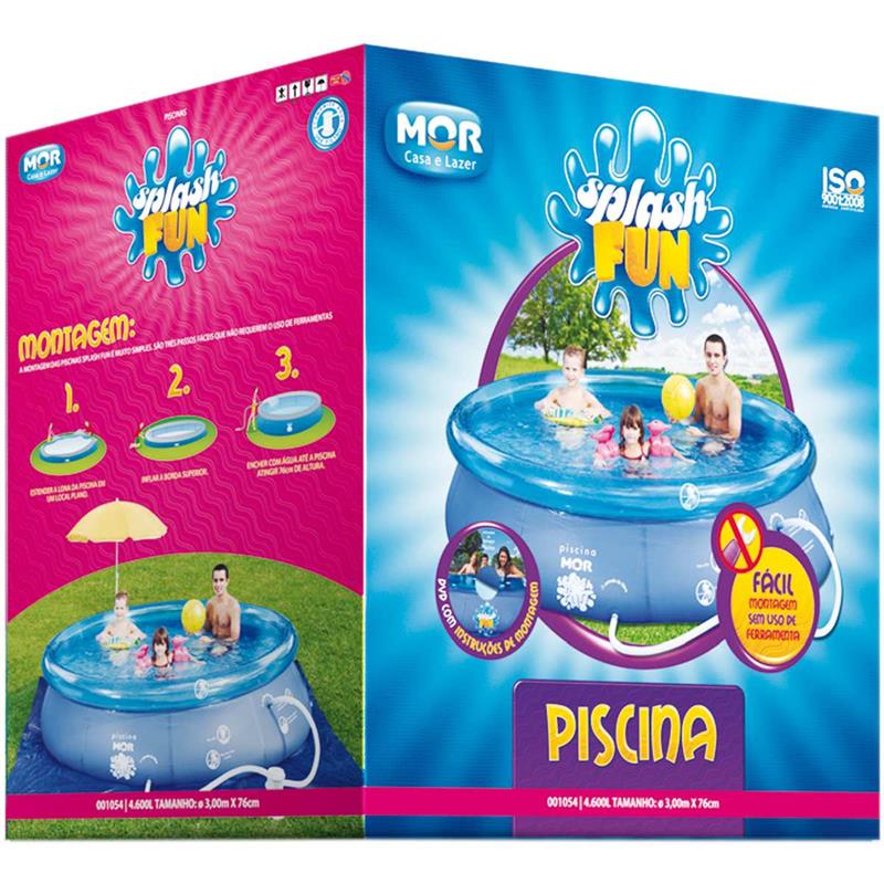 PISCINA 4600L REDONDA SPLASH FUN - MOR UNIDADE