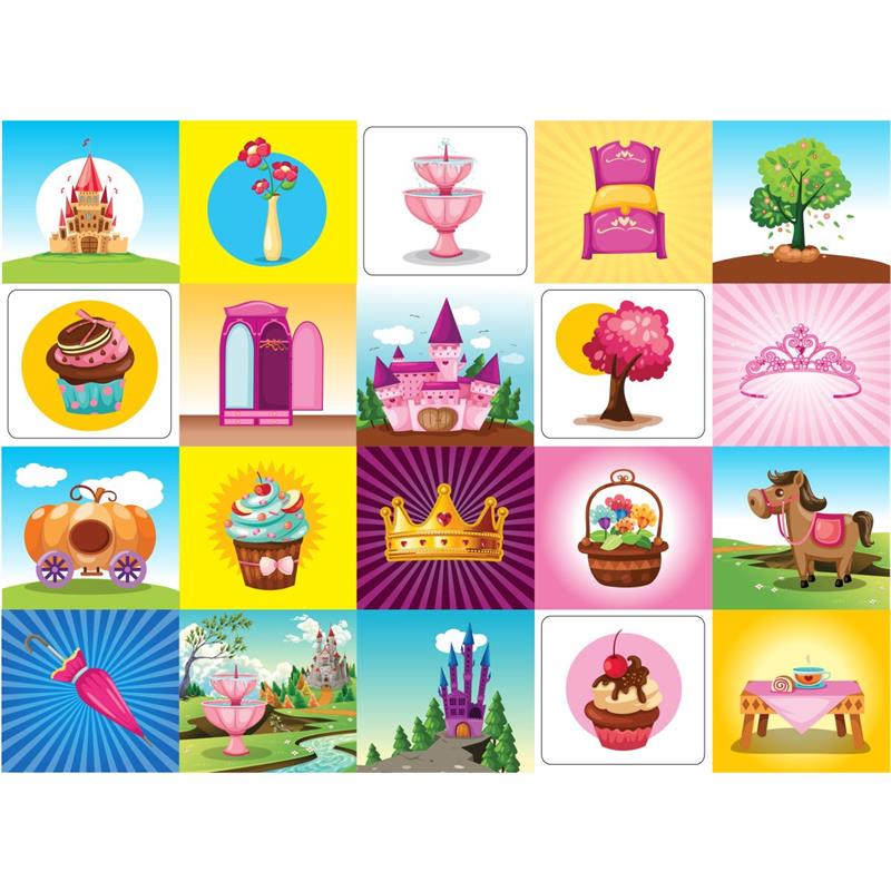 JOGO DA MEMÓRIA PRINCESAS 40 PEÇAS - PAIS E FILHOS UNIDADE