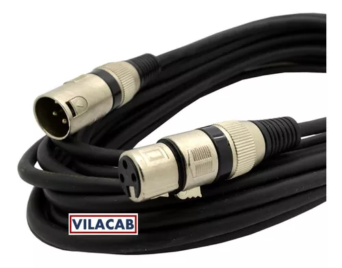 CABO XLR CANON MACHO E FEMEA BALANCEADO 30 METROS MICROFONE