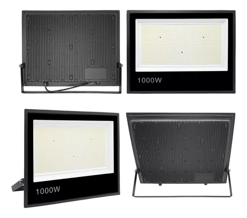 REFLETOR LED 1000W HOLOFOTE BIVOLT PROVA DÁGUA BRANCO FRIO