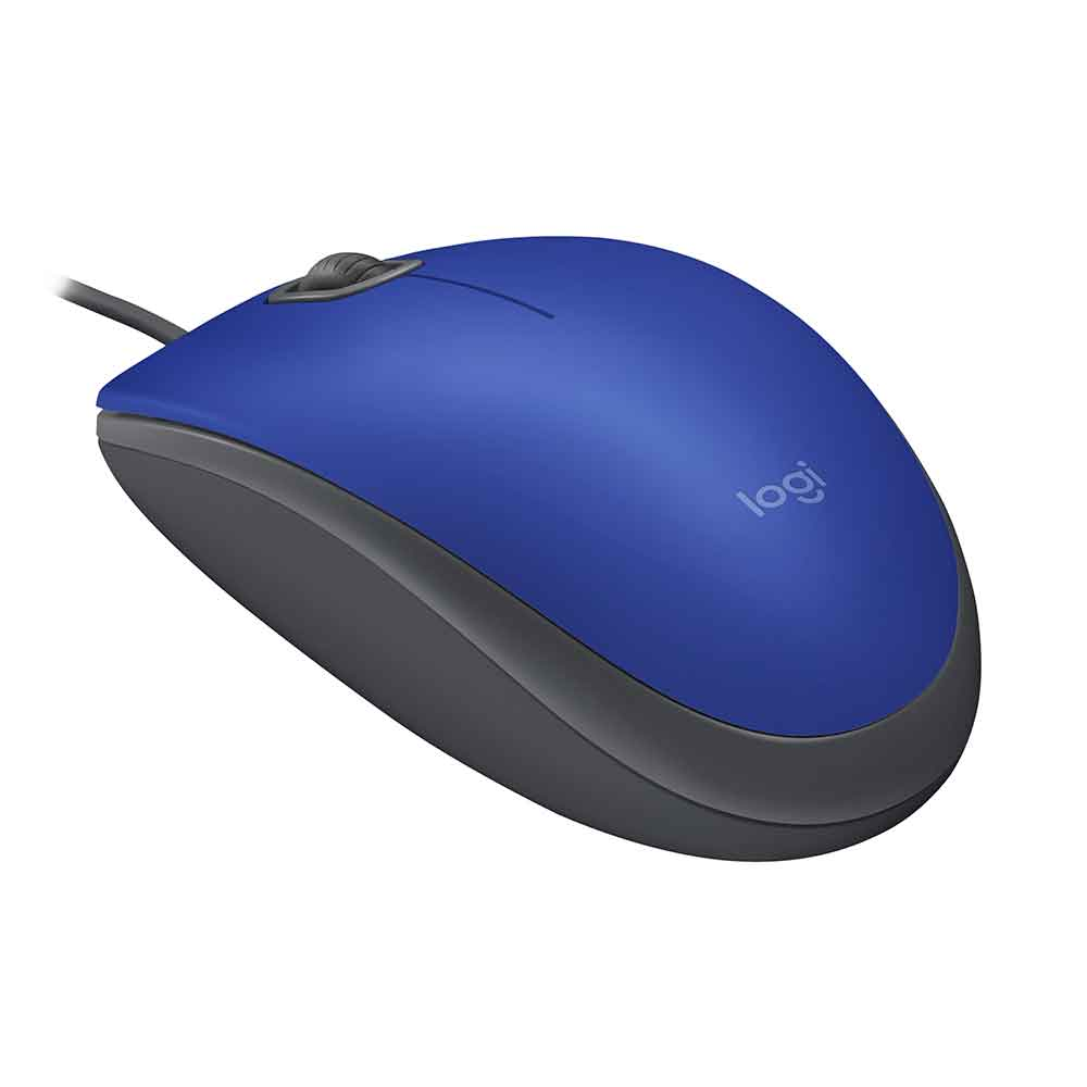 MOUSE LOGITECH M110 SILENT BLUE C/ FIO - 910-006662