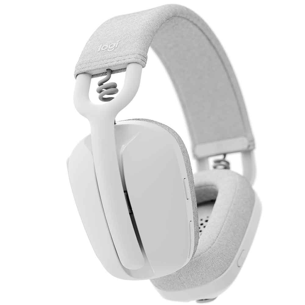 HEADSET LOGITECH ZONE VIBE 100 WIRELESS OFF WHITE - 981-001218