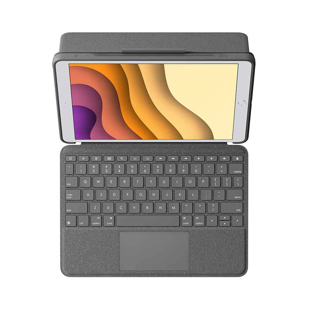 CAPA COM TECLADO LOGITECH COMBO TOUCH P/ IPAD PRO 10,5" 3° GERAÇÃO GRAFITE -920-009610
